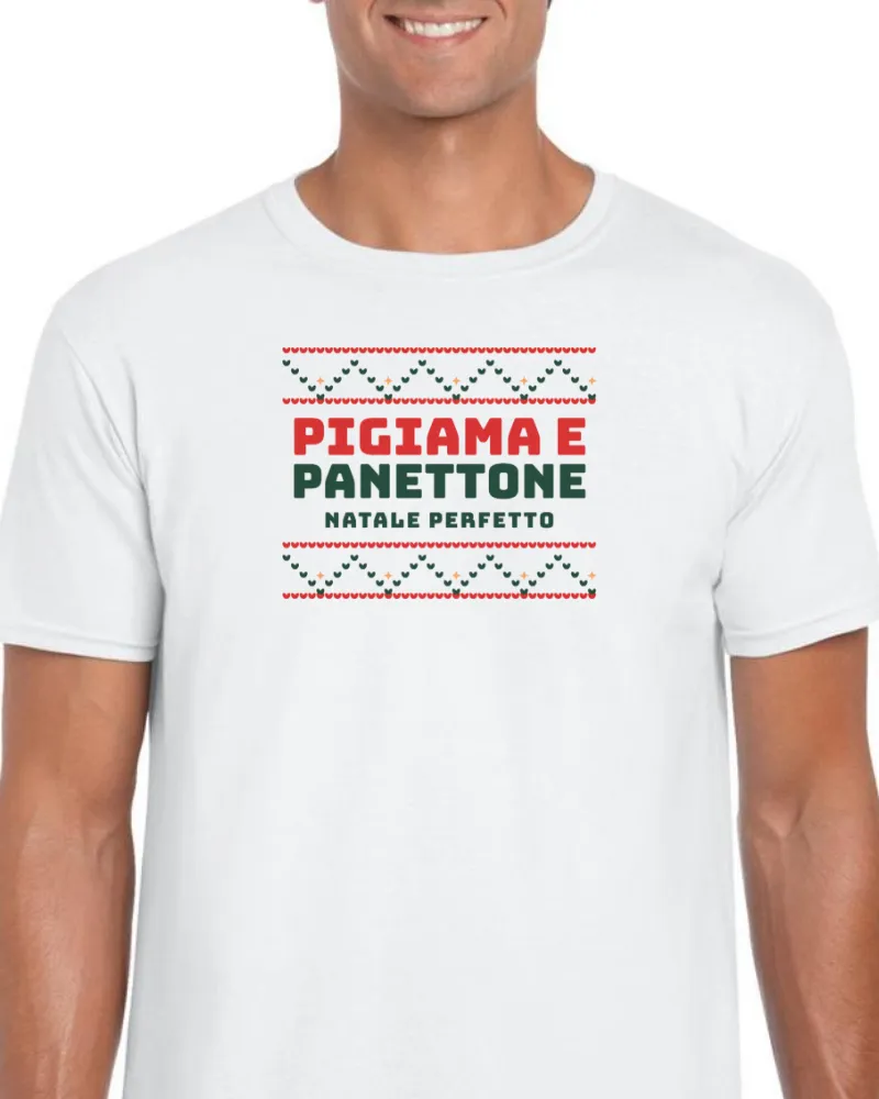 T-Shirt "PIGIAMA E PANETTONE"