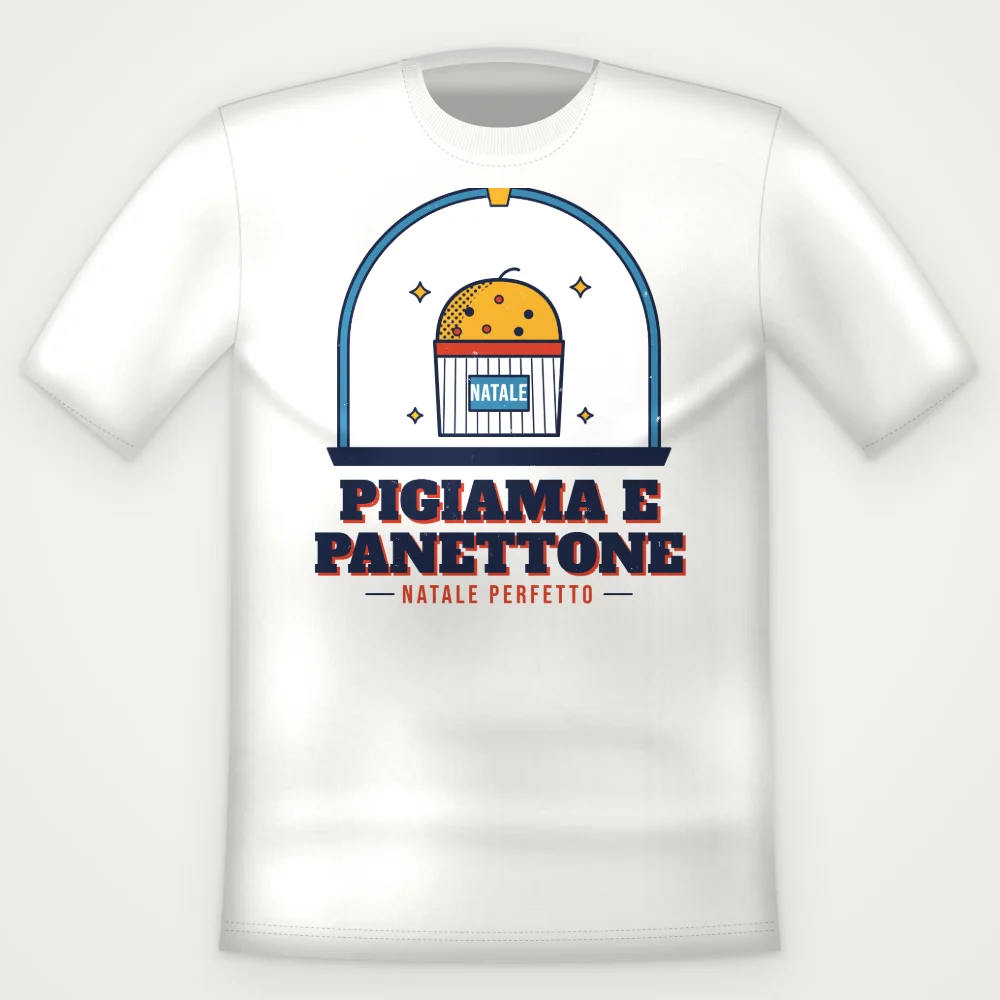 T-Shirt "PIGIAMA E PANETTONE"