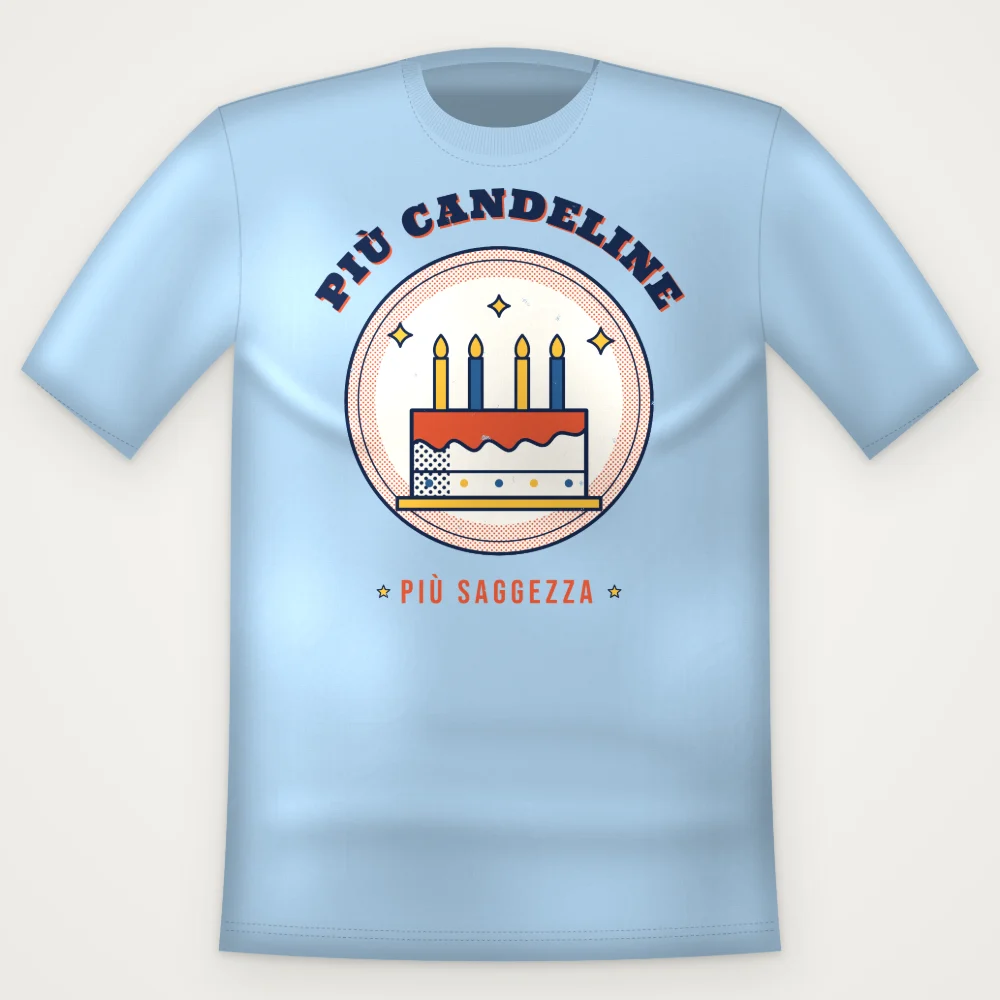 T-Shirt "PIU CANDELINE"