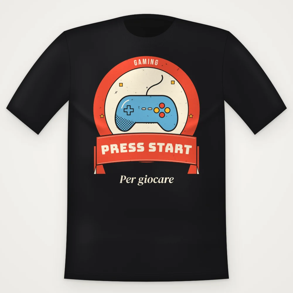T-Shirt "PRESS START"