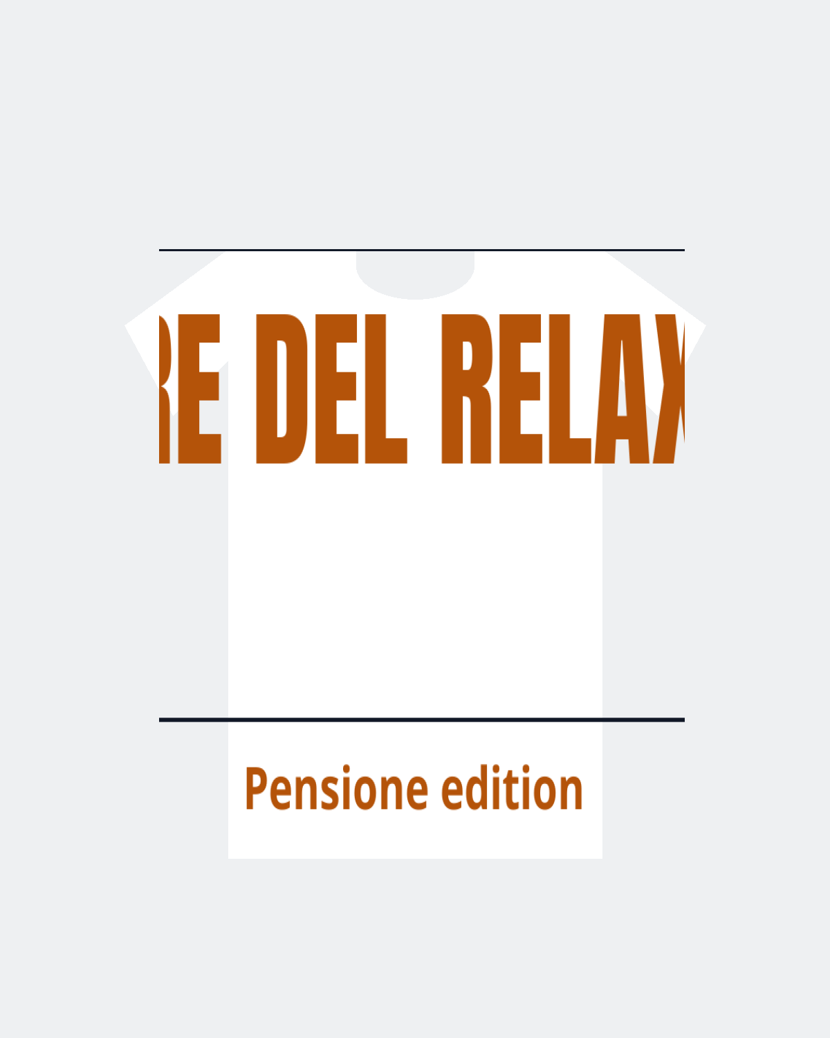 T-Shirt "RE DEL RELAX"
