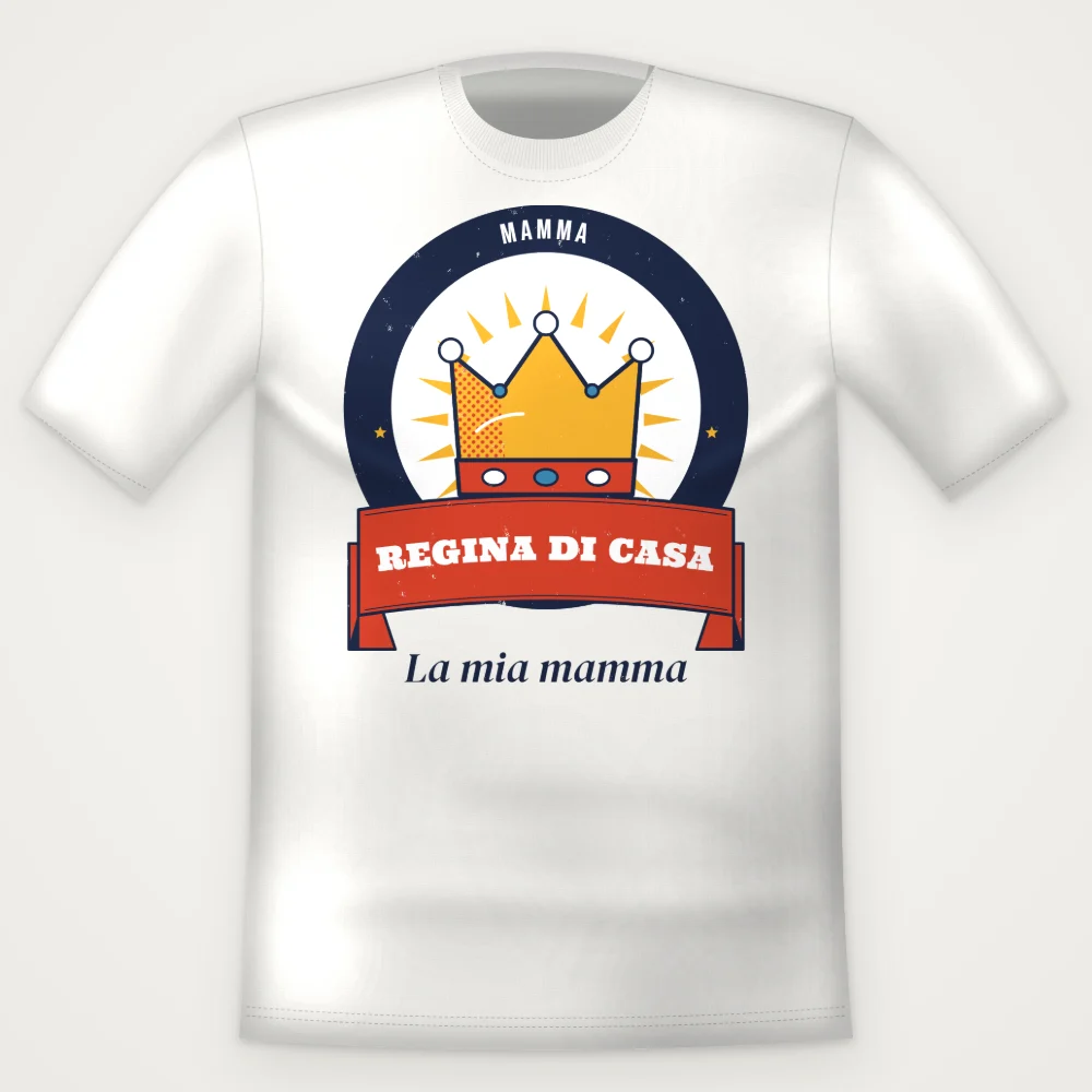 T-Shirt "REGINA DI CASA"
