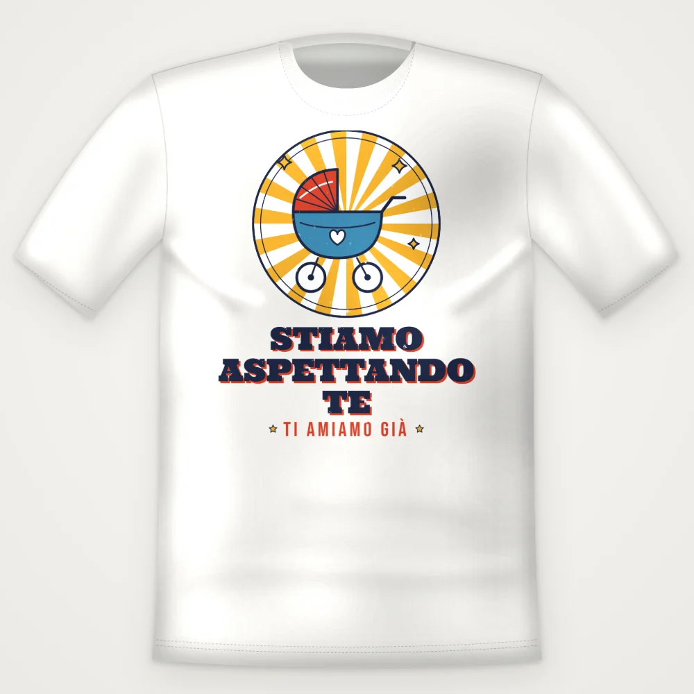 T-Shirt "STIAMO ASPETTANDO TE"