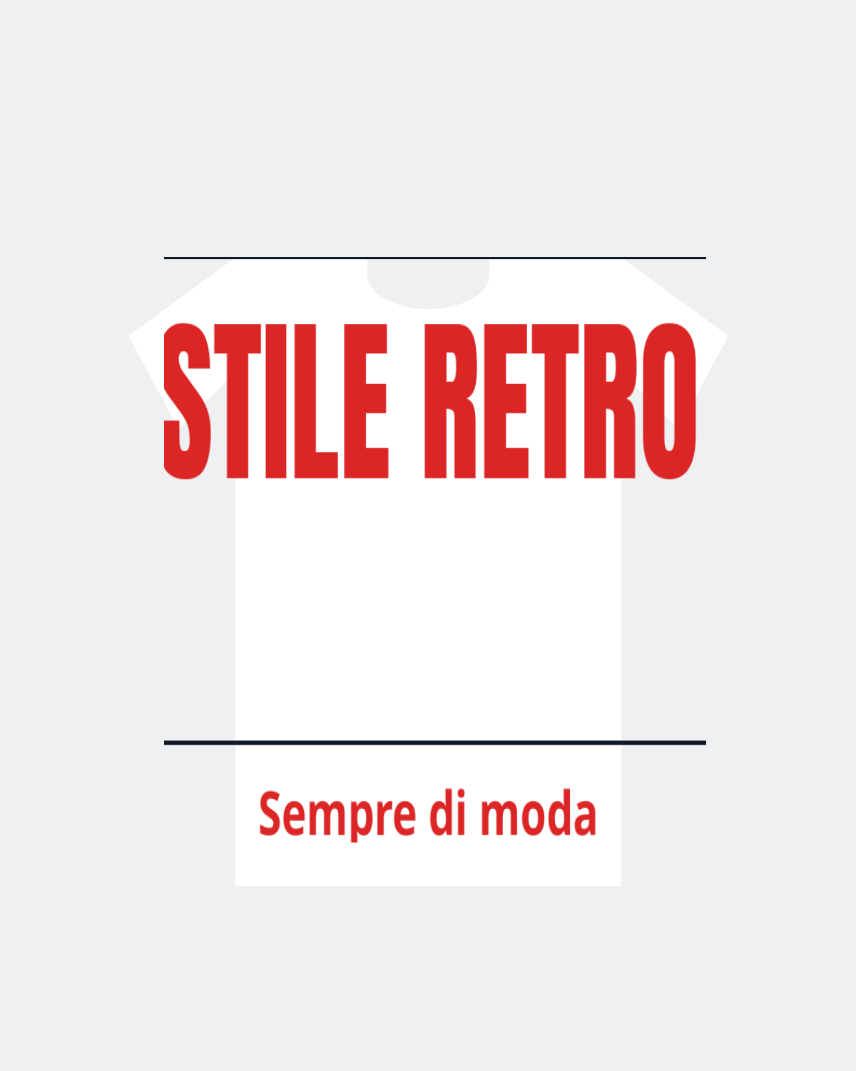 T-Shirt "STILE RETRO"