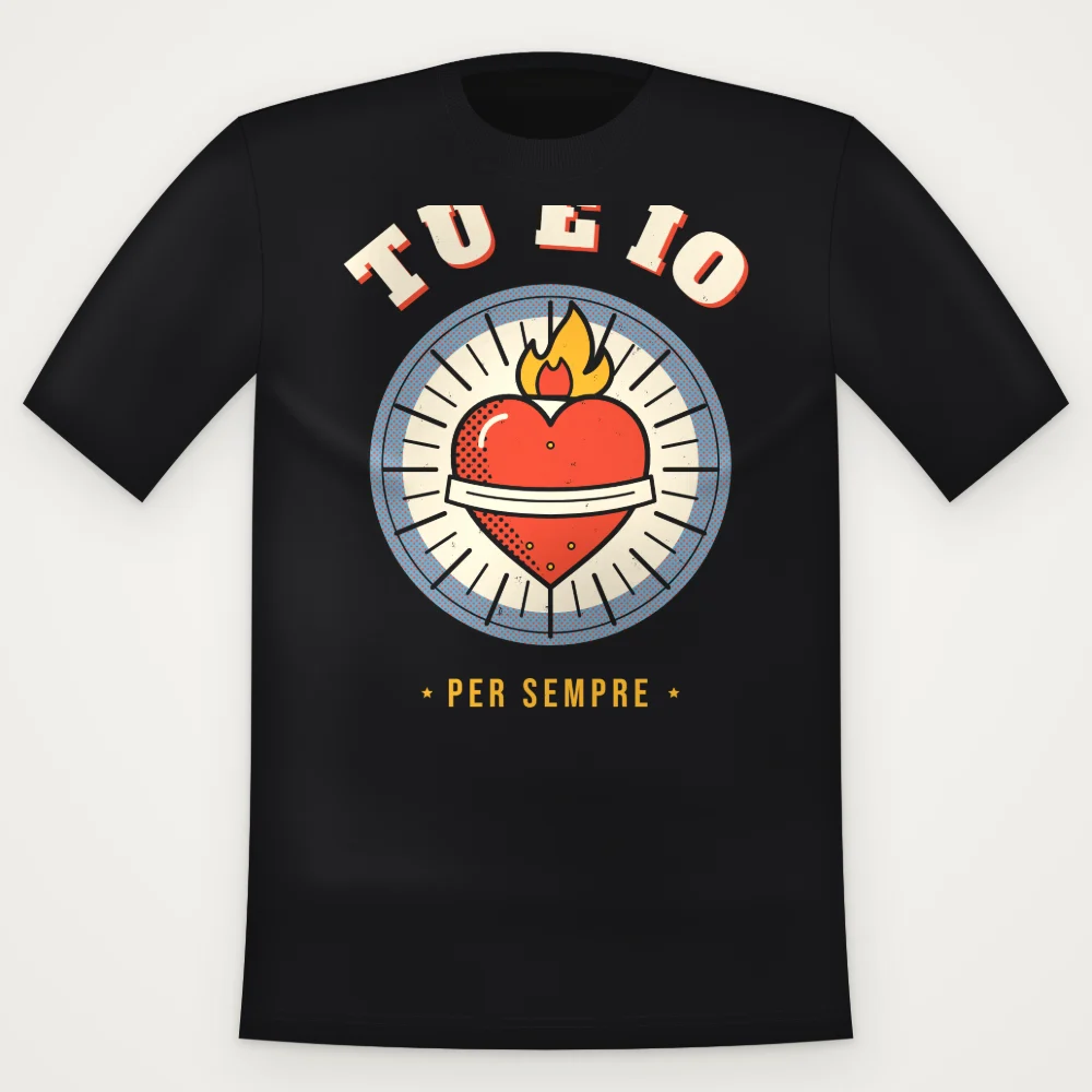 T-Shirt "TU E IO"