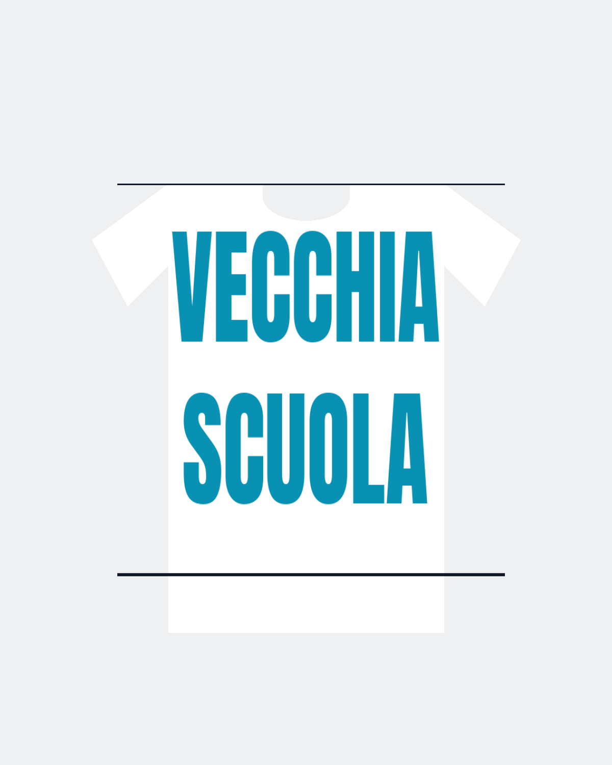 T-Shirt "VECCHIA SCUOLA"