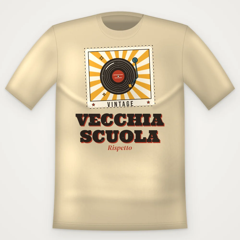 T-Shirt "VECCHIA SCUOLA"