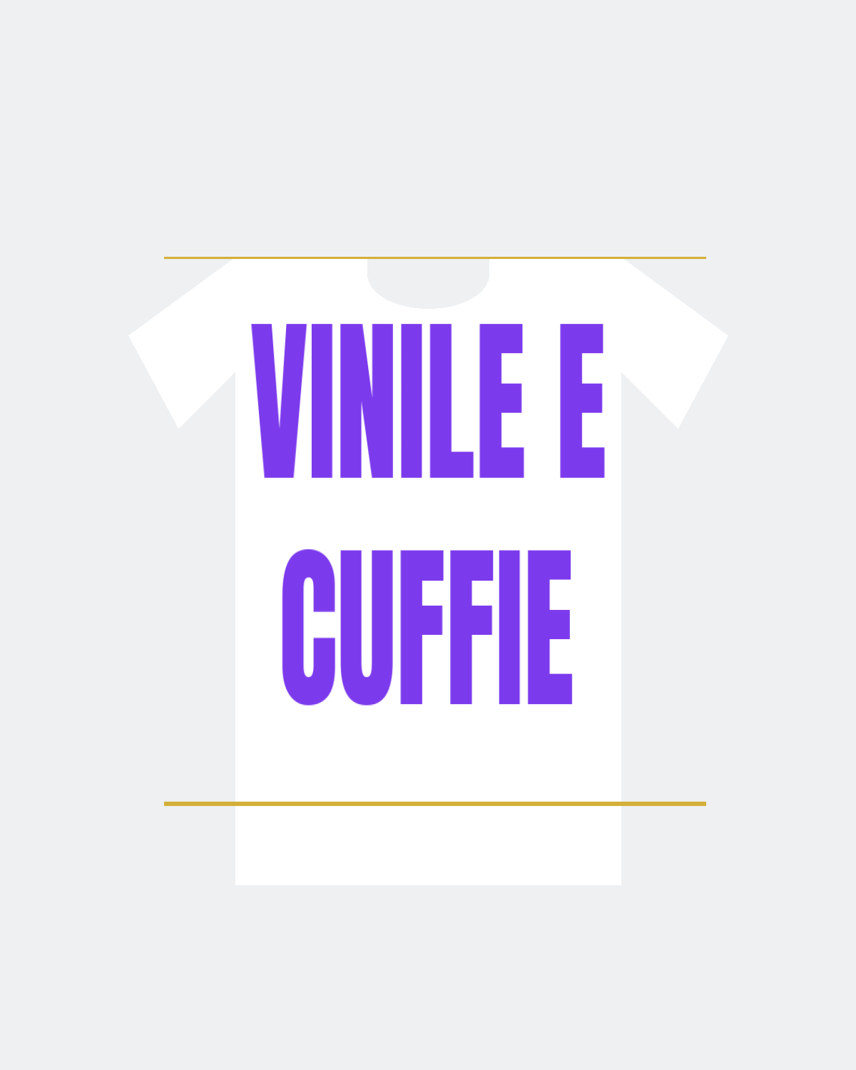 T-Shirt "VINILE E CUFFIE"