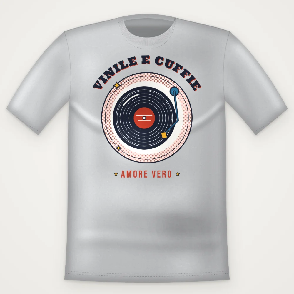 T-Shirt "VINILE E CUFFIE"