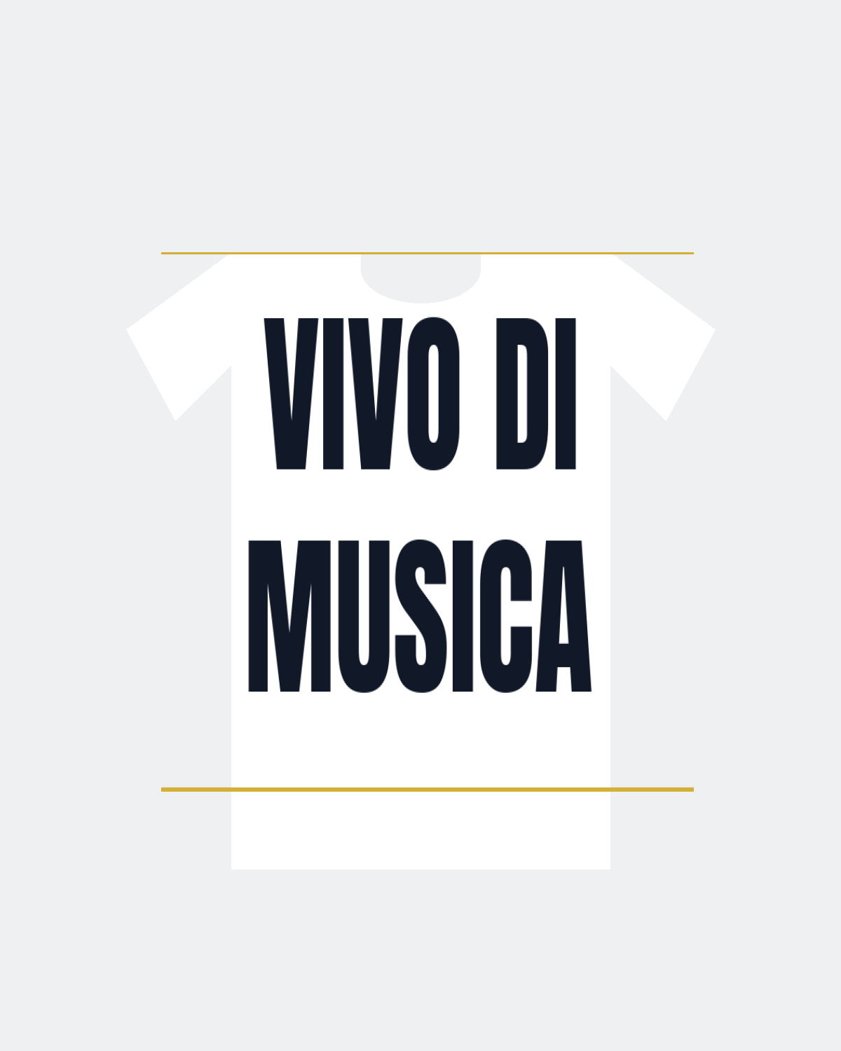 T-Shirt "VIVO DI MUSICA"